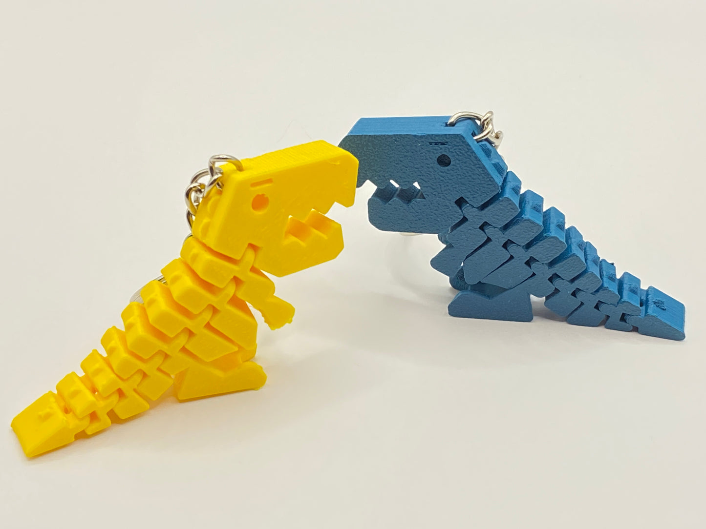 3D Schlüsselanhänger | Dino, Dinosaurier, Rex | Reißverschluss, Federmäppchen, Jacke | 3D gedruckt