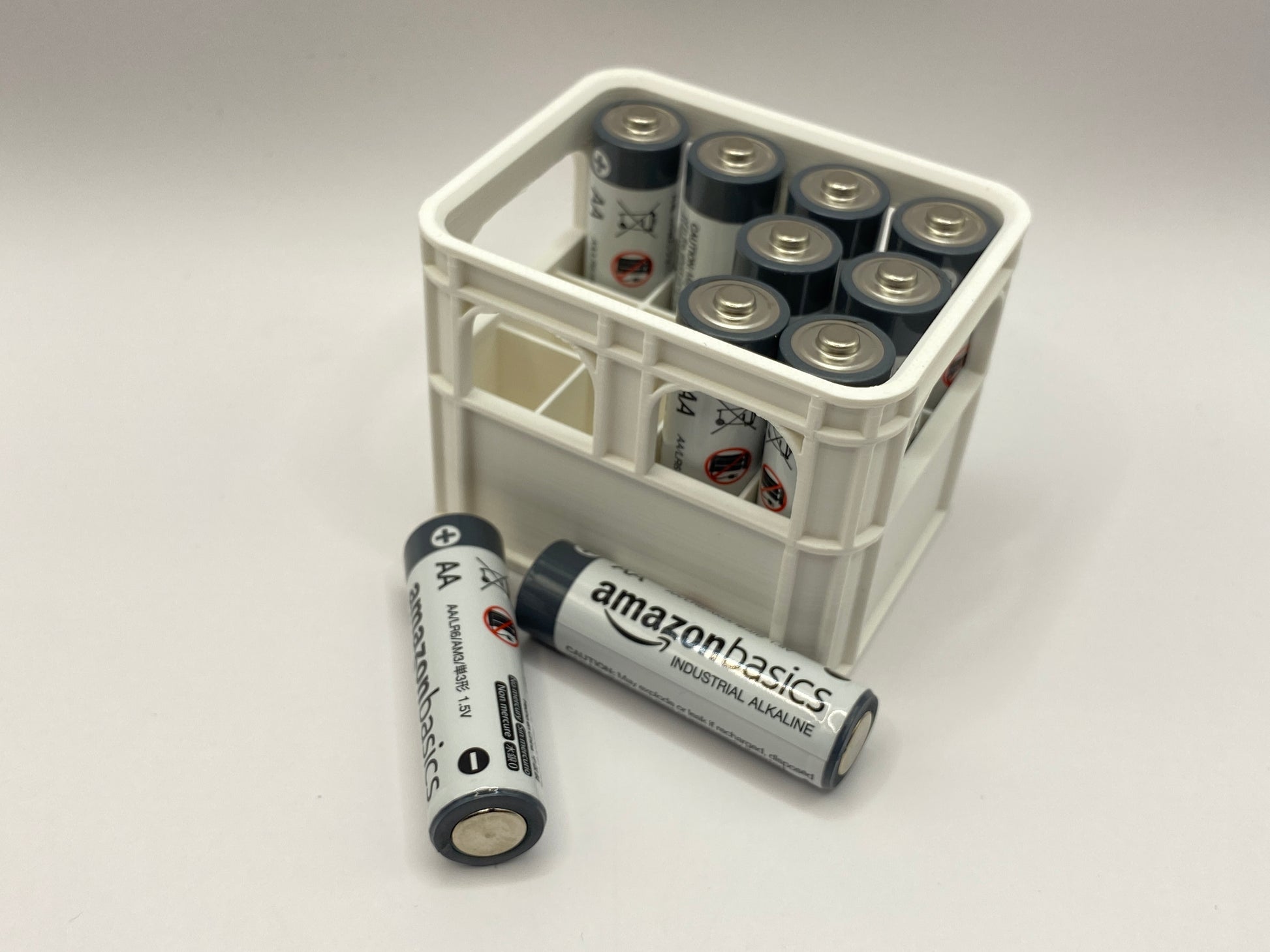 batterie aufbewahrung selber bauen Batterien/Akkus Aufbewahrung, Box, Organizer, Kiste, Getränkekiste, AA – 3DHelden